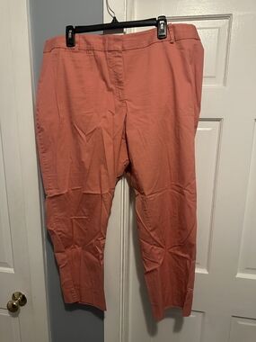 Talbots Coral Pink Women's Ankle Pants